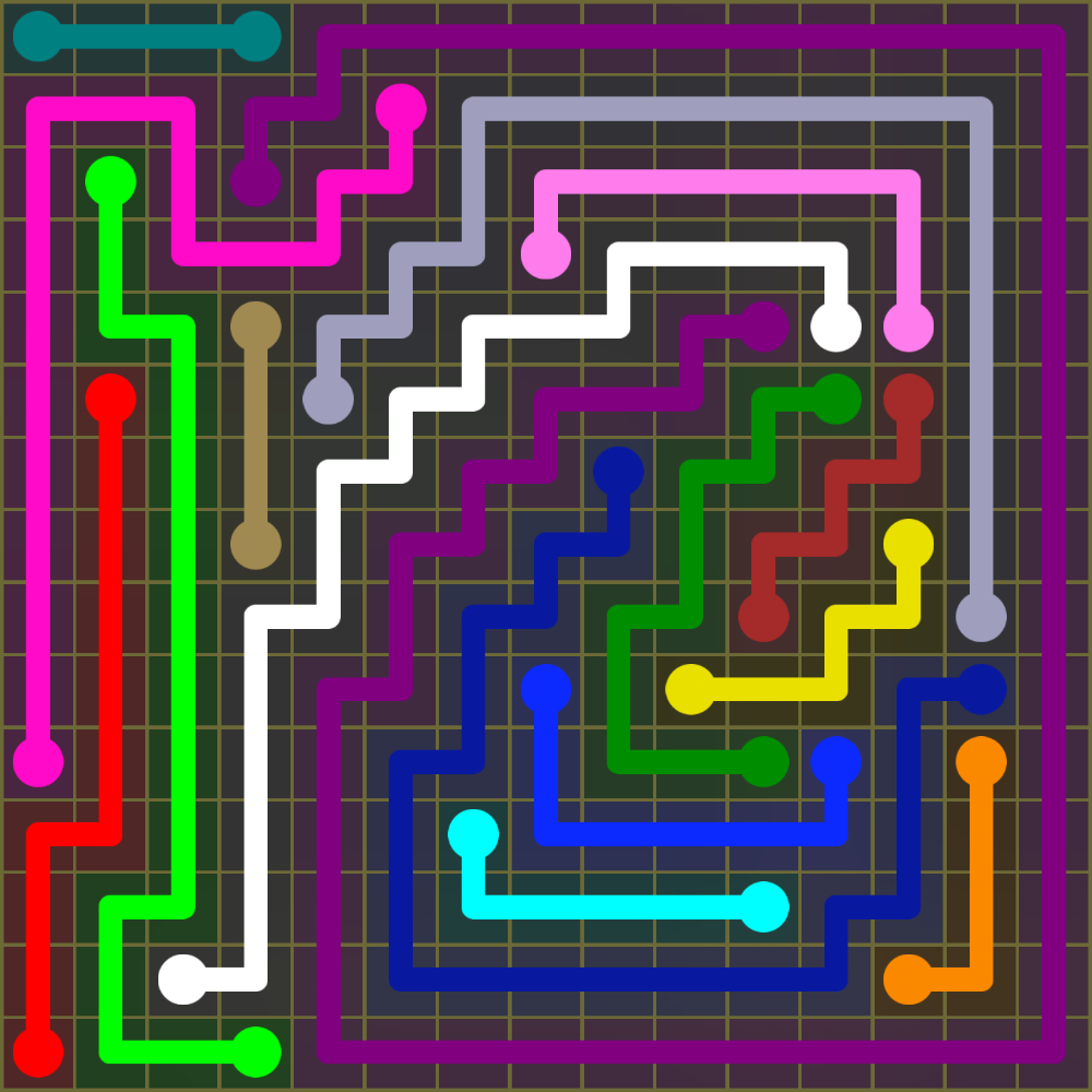 Flow Free 2049 Solution