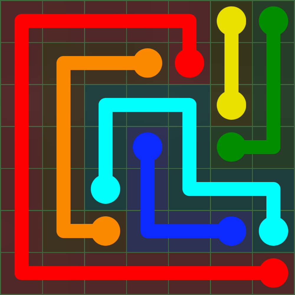 Flow Free 214 Solution