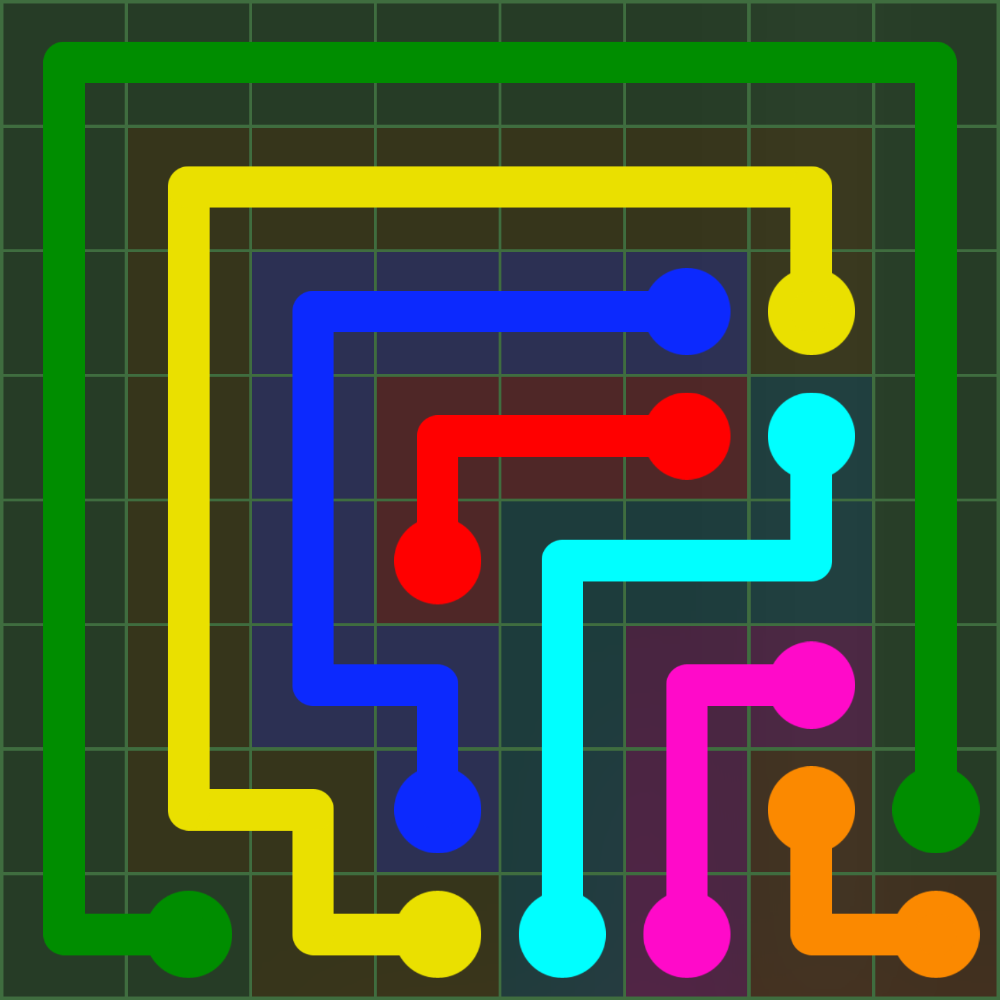 Flow Free 251 Solution