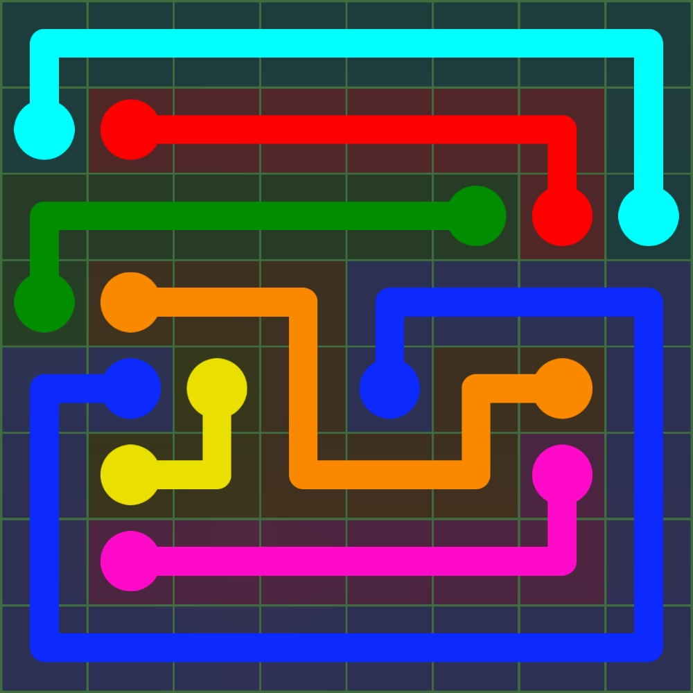 Flow Free 254 Solution