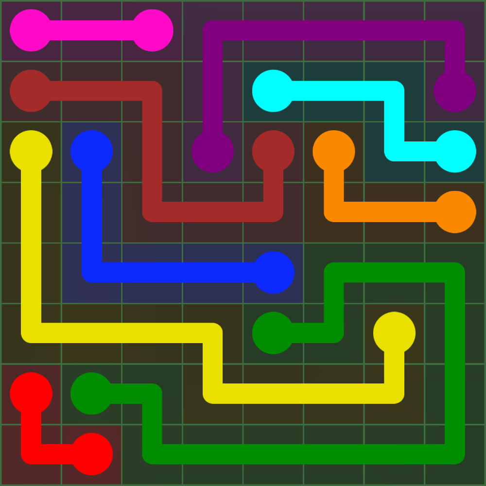Flow Free 257 Solution