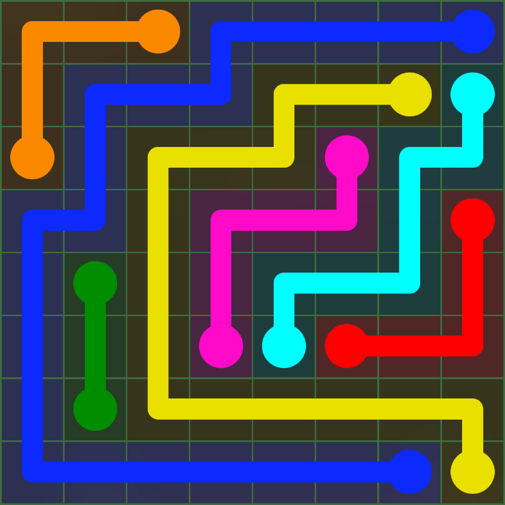 Flow Free 244 Solution