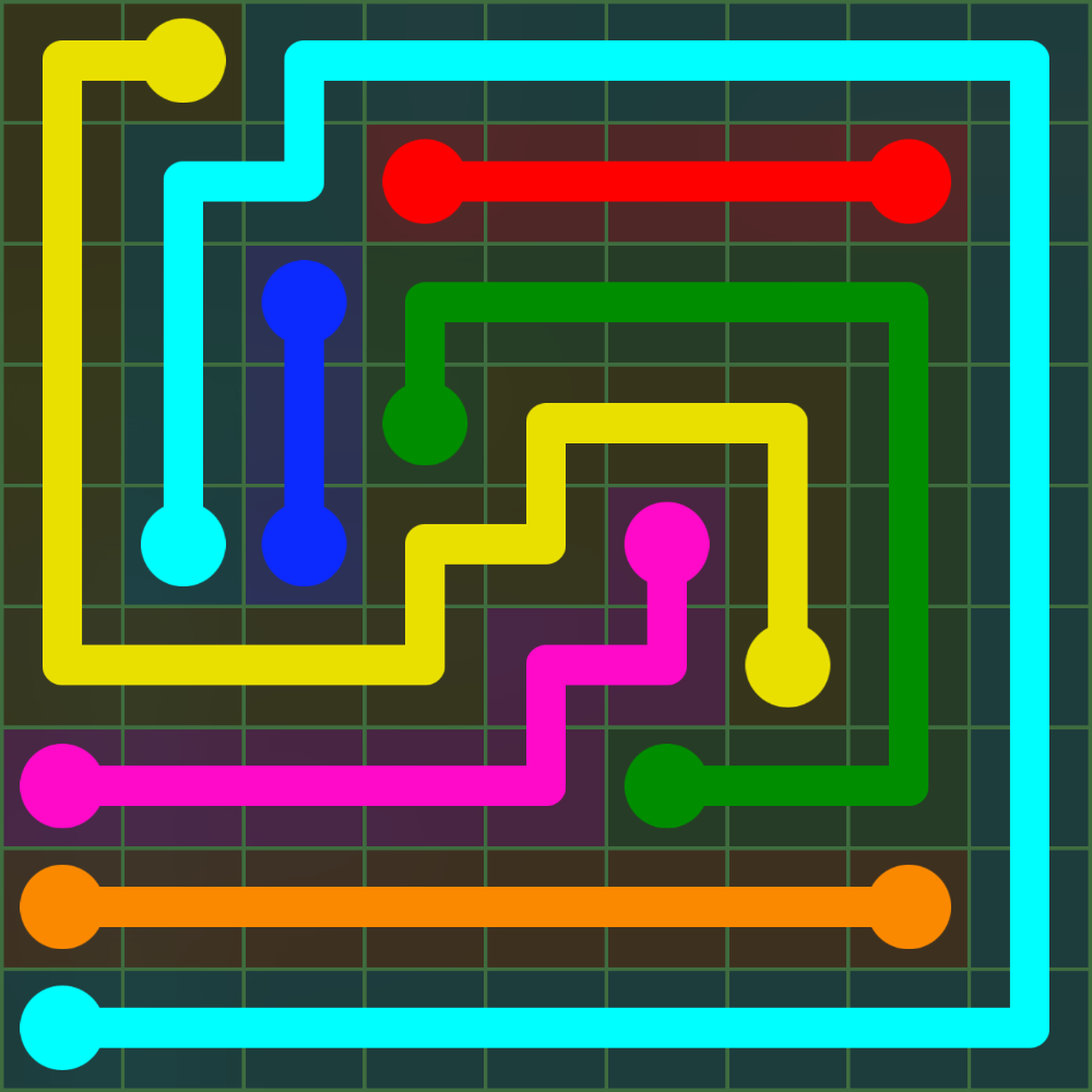 Flow Free 292 Solution