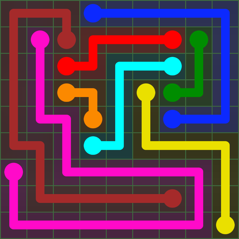 Flow Free 296 Solution