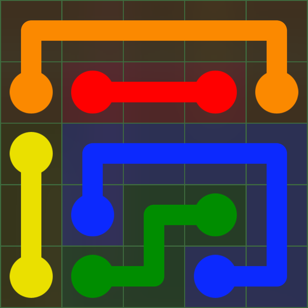 Flow Free 28 Solution