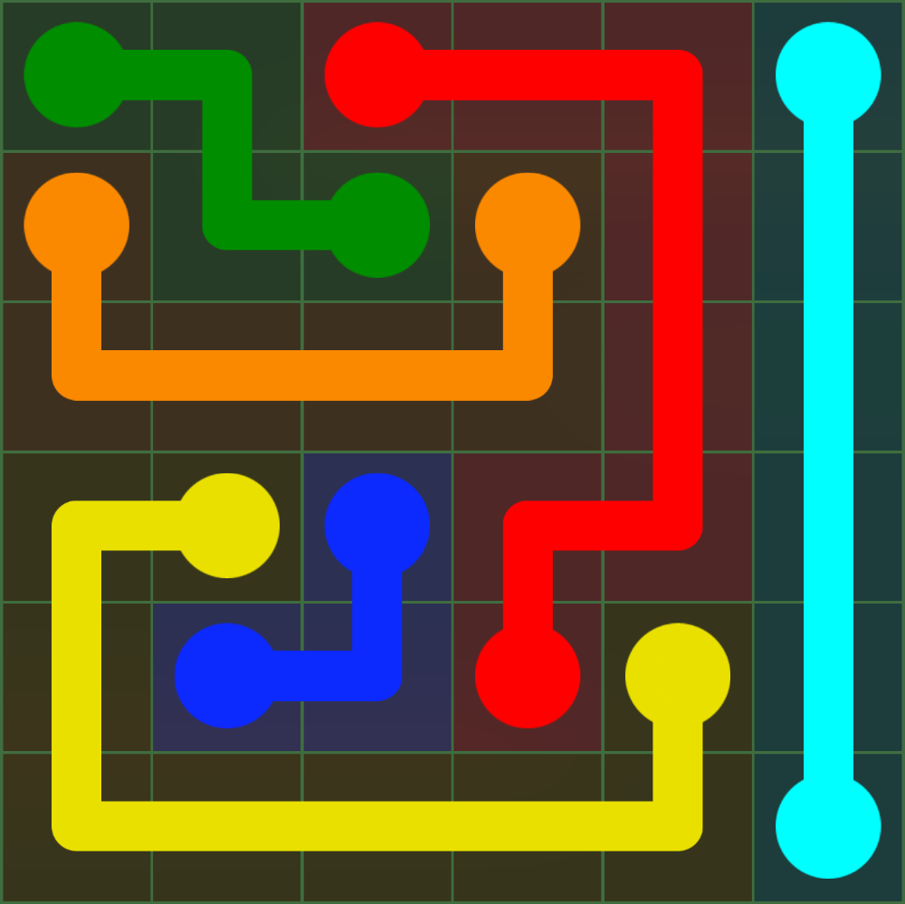 Flow Free 54 Solution