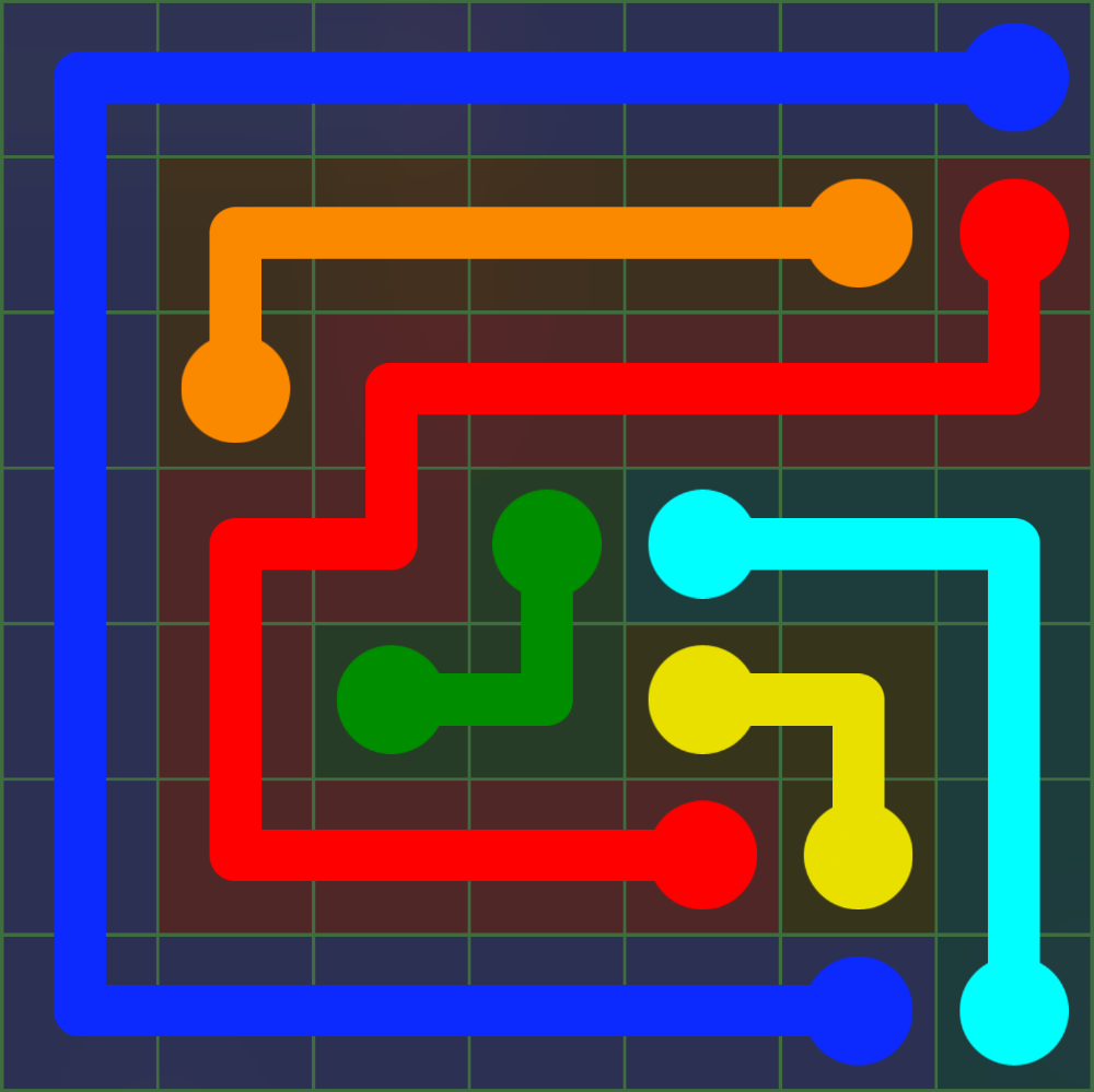 Flow Free 61 Solution