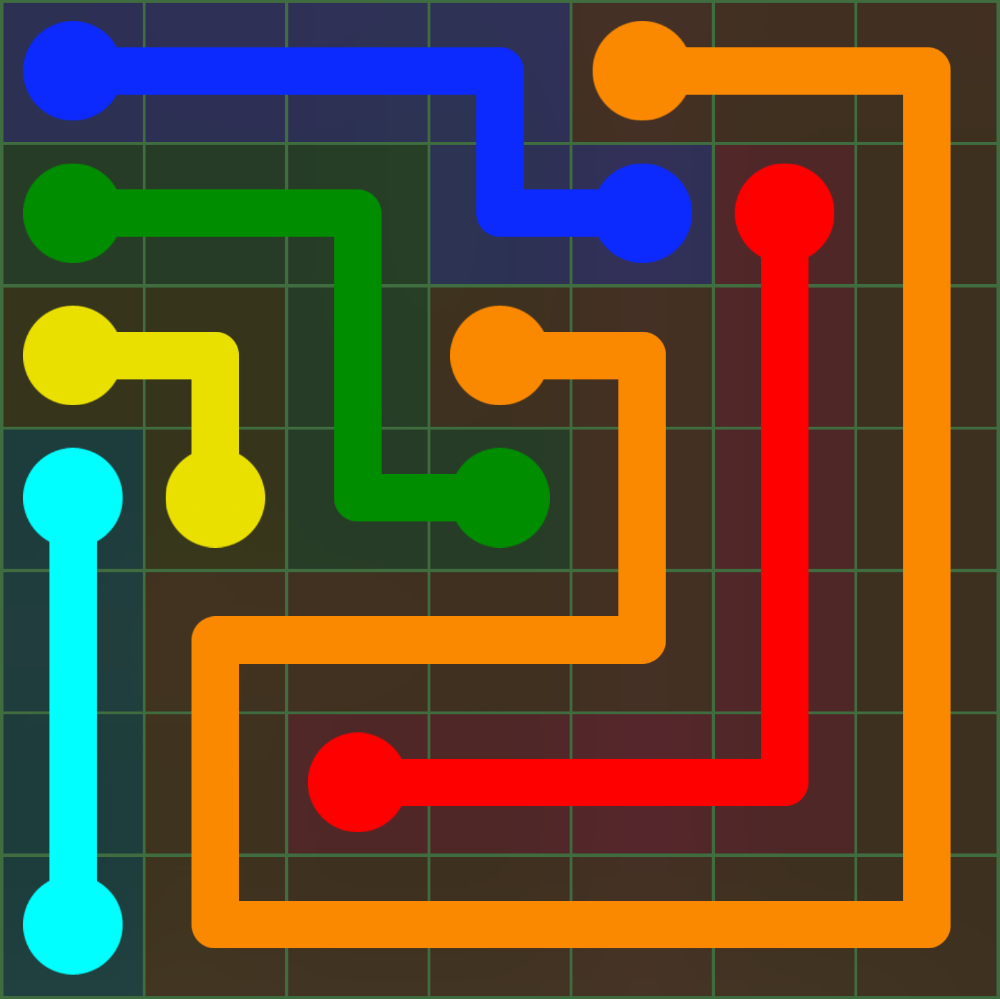 Flow Free 81 Solution