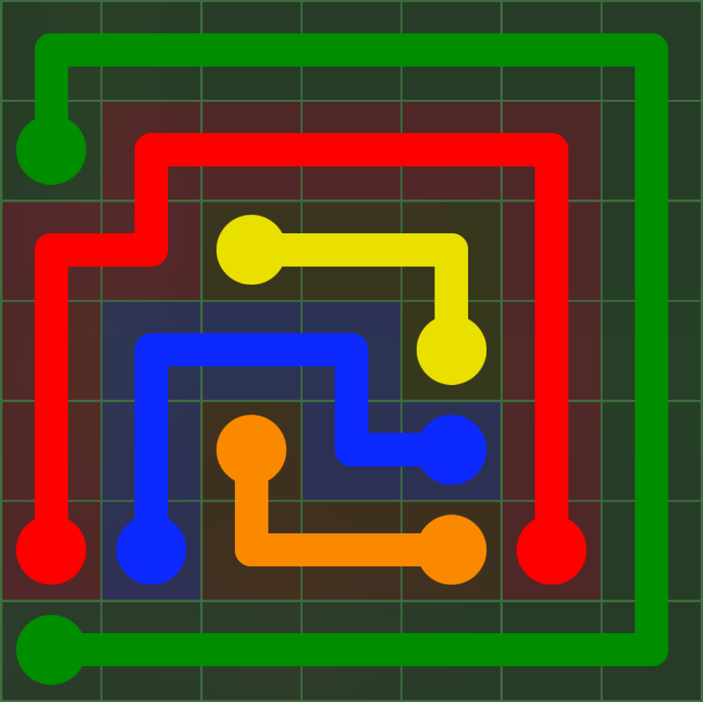 Flow Free 64 Solution