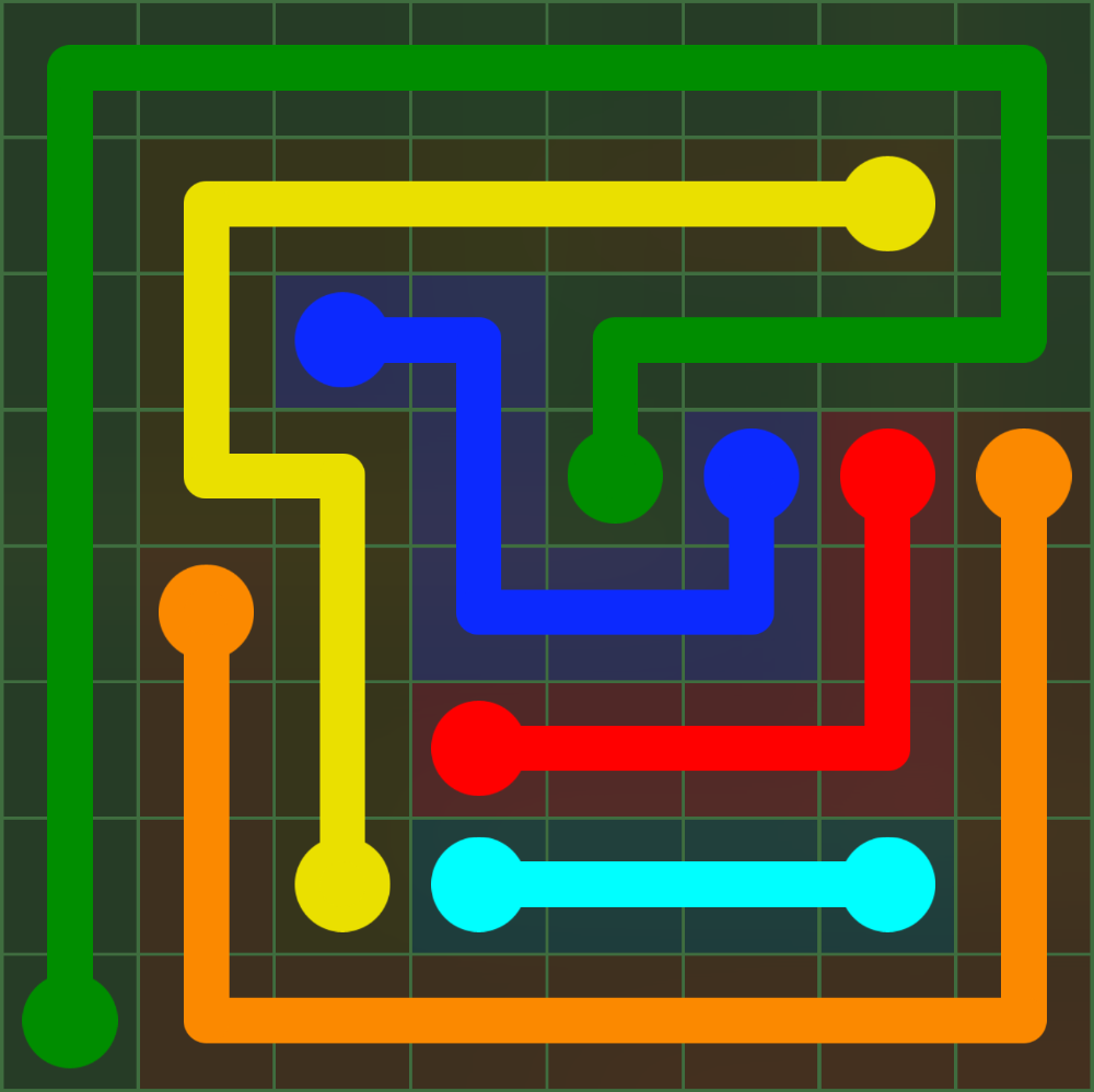 Flow Free 100 Solution