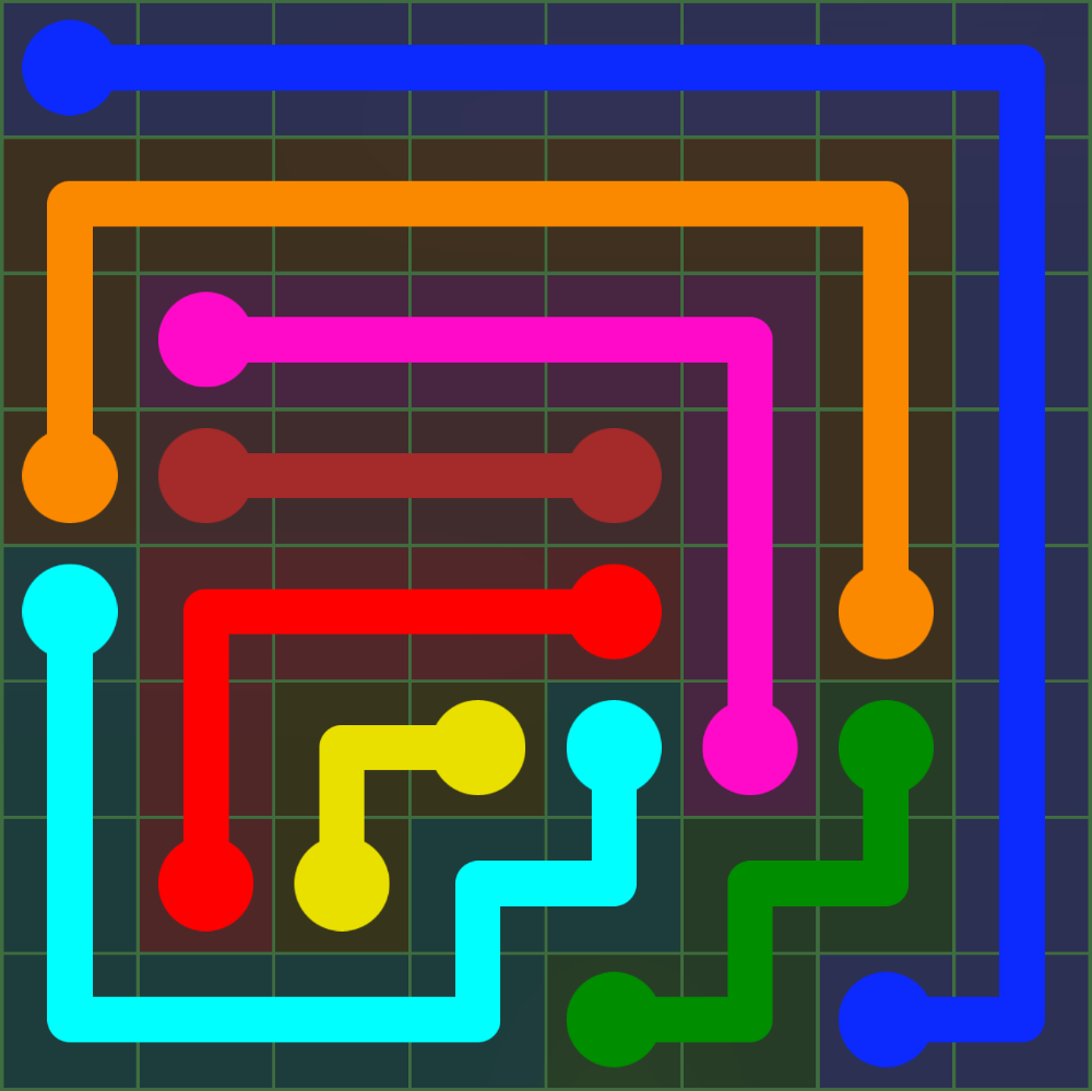 Flow Free 107 Solution