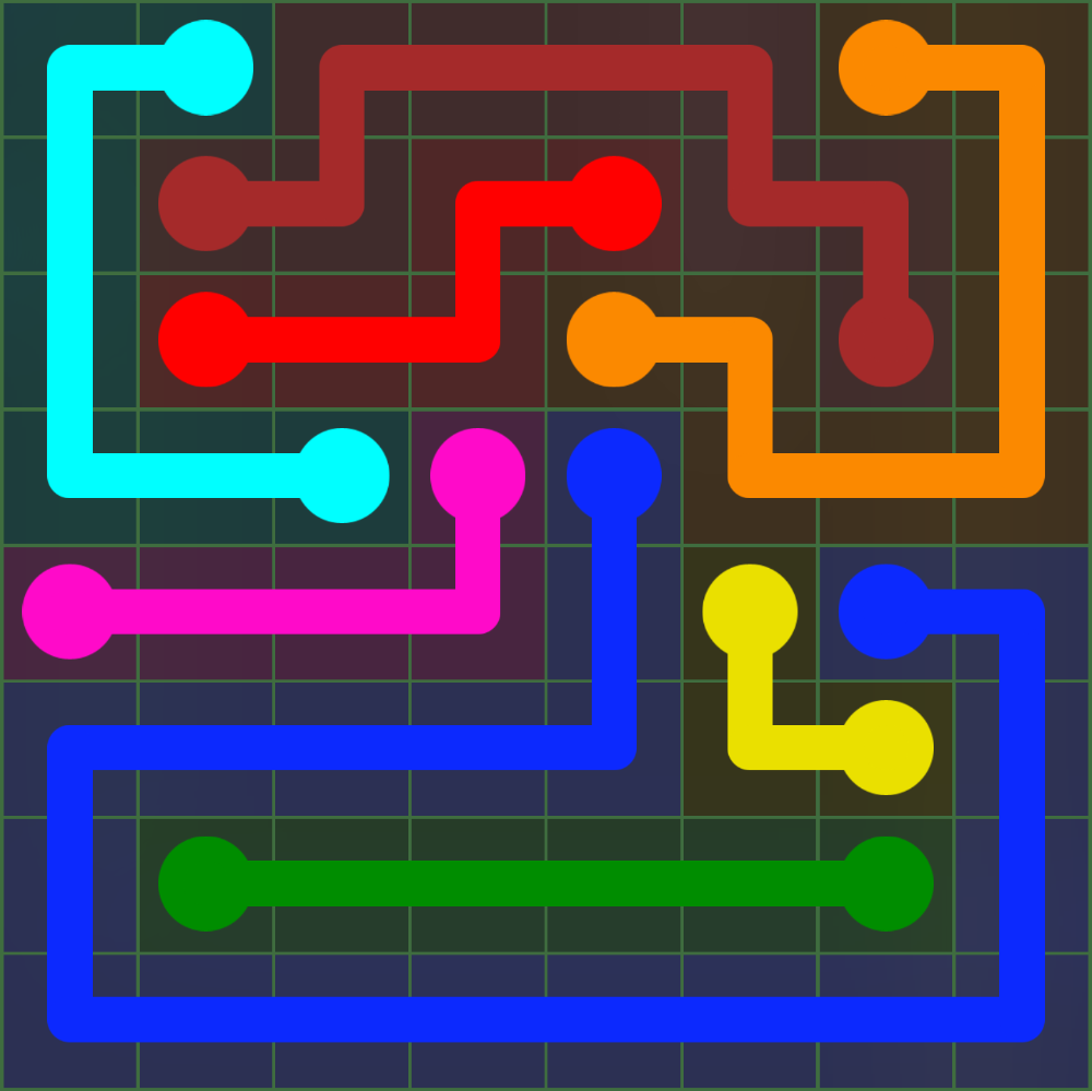 Flow Free 109 Solution