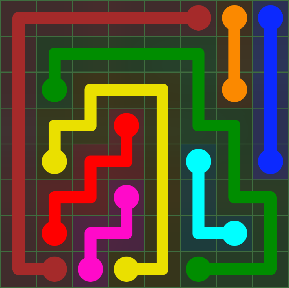 Flow Free 111 Solution