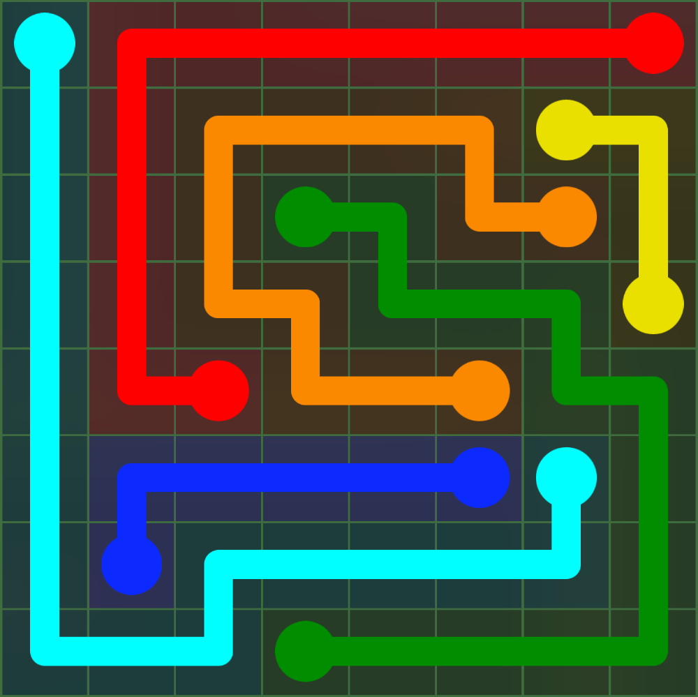 Flow Free 119 Solution