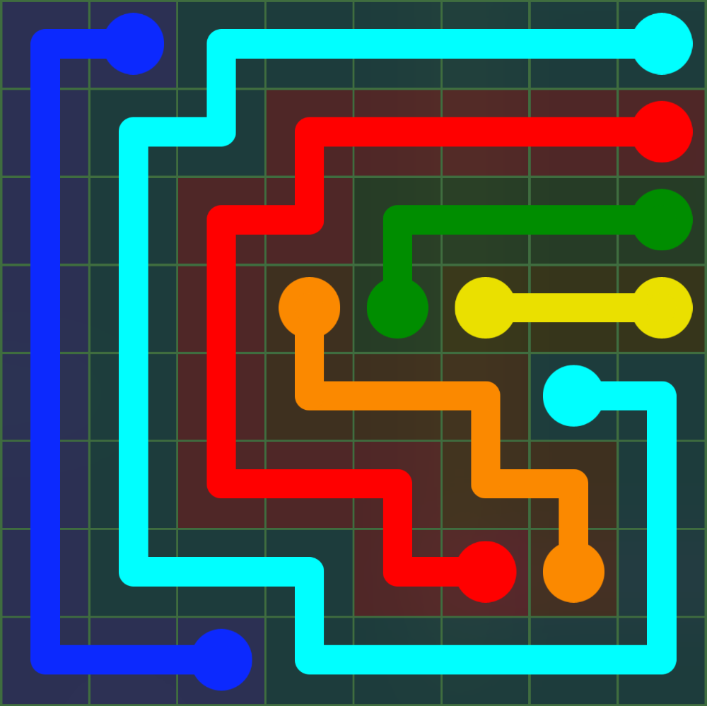 Flow Free 99 Solution