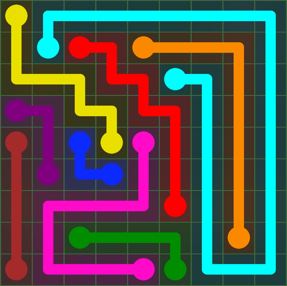Flow Free 131 Solution