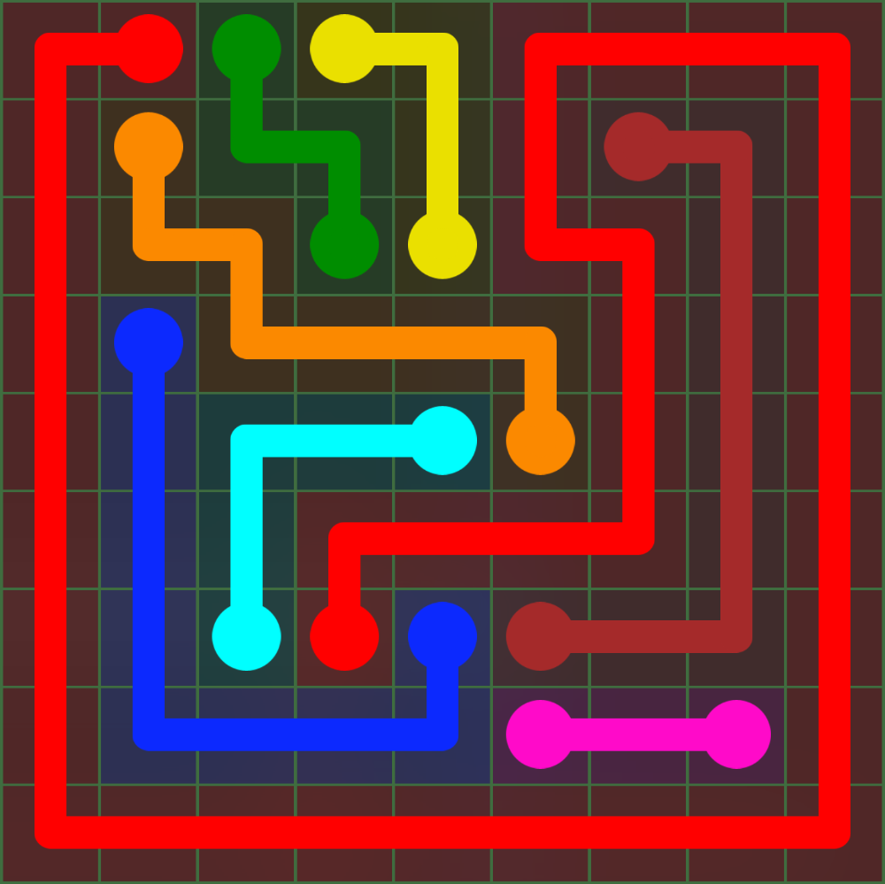 Flow Free 132 Solution