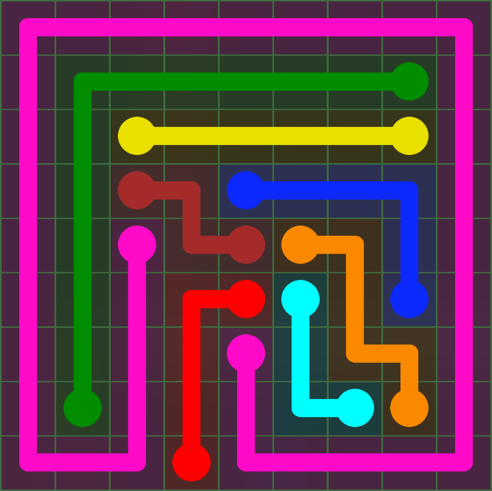 Flow Free 133 Solution