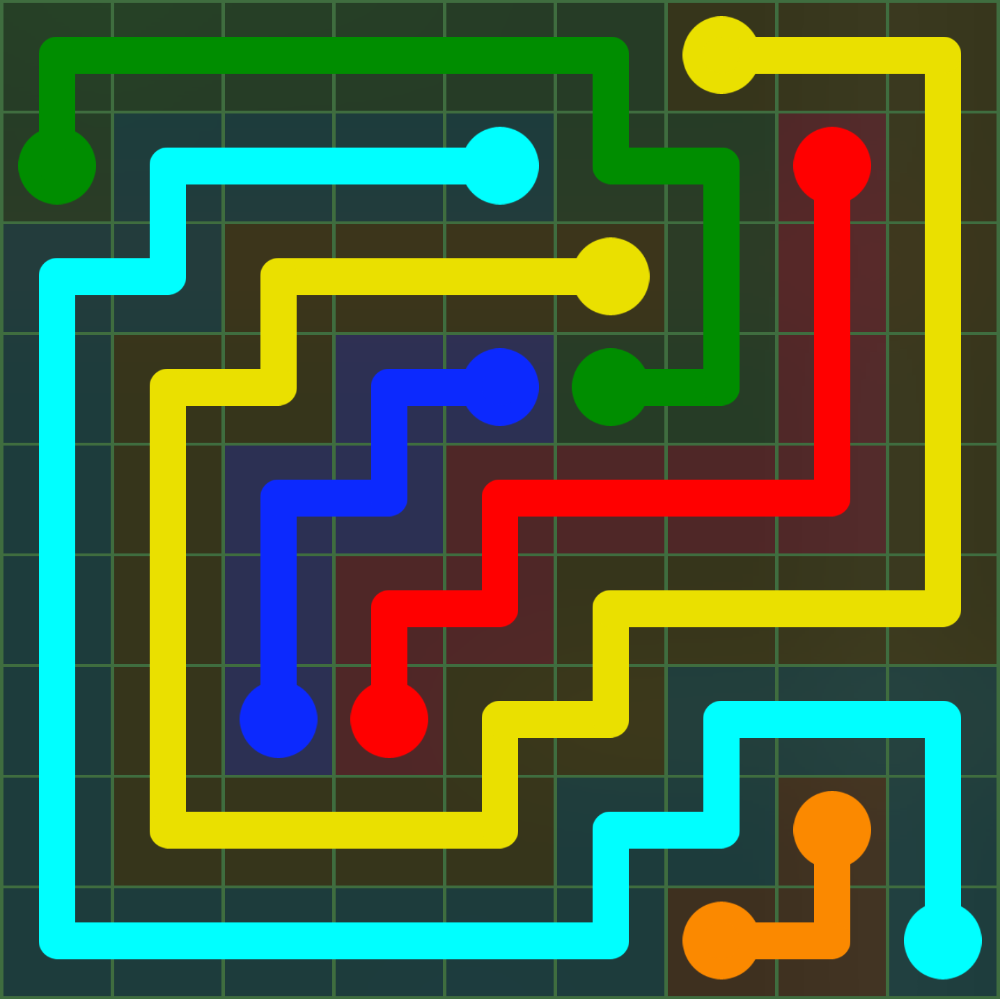 Flow Free 137 Solution