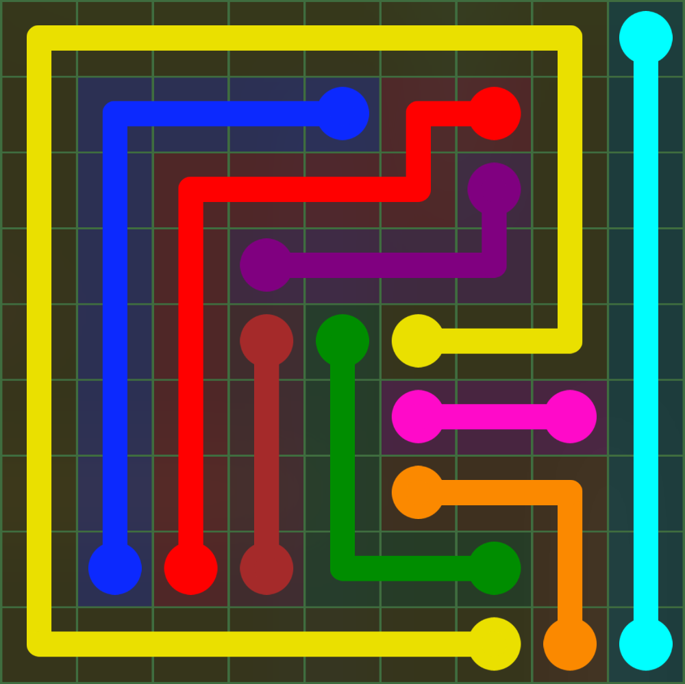 Flow Free 138 Solution