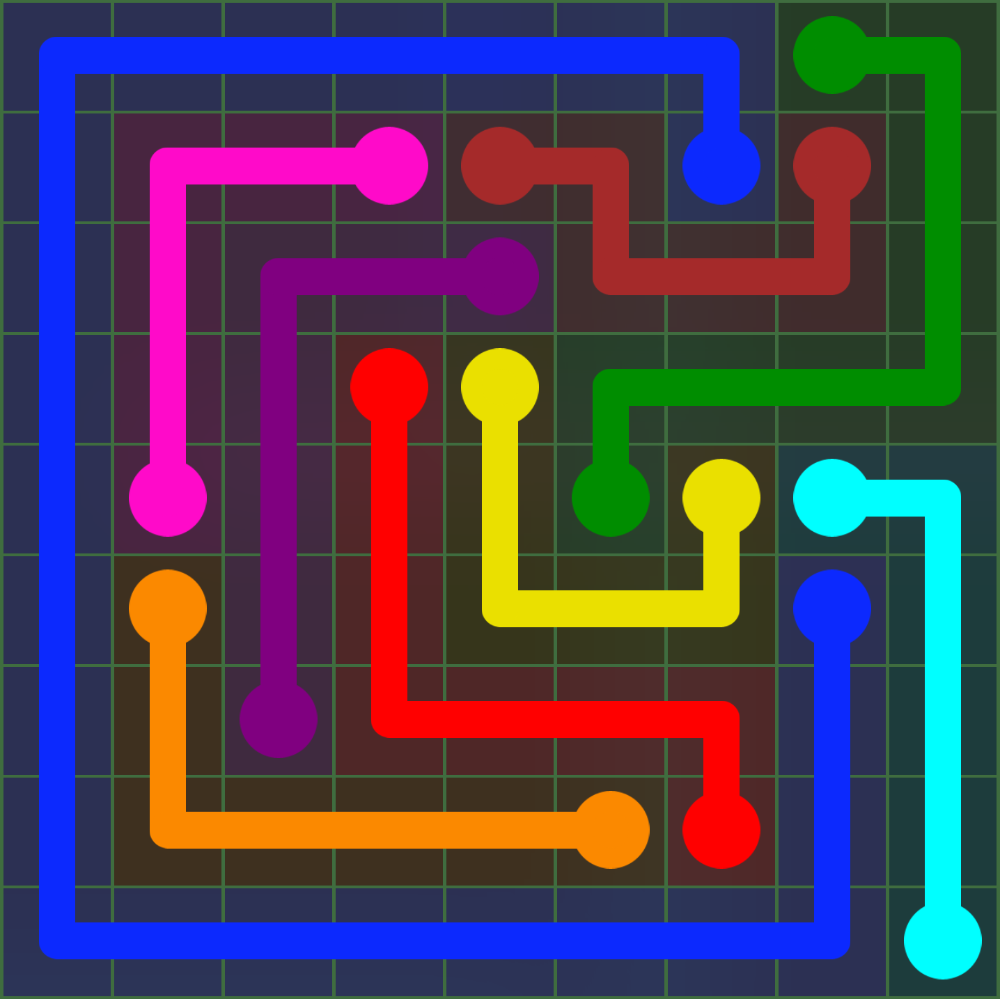 Flow Free 139 Solution