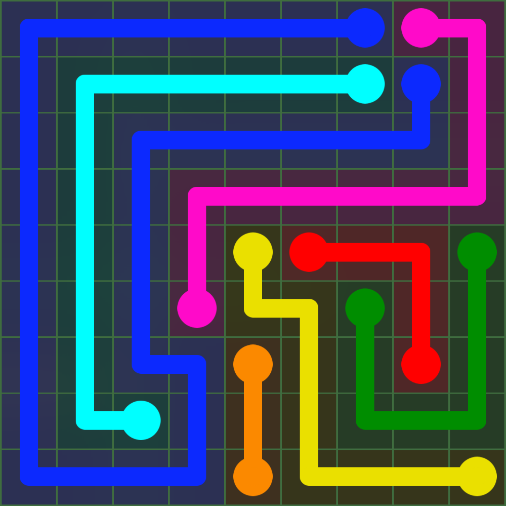 Flow Free 141 Solution