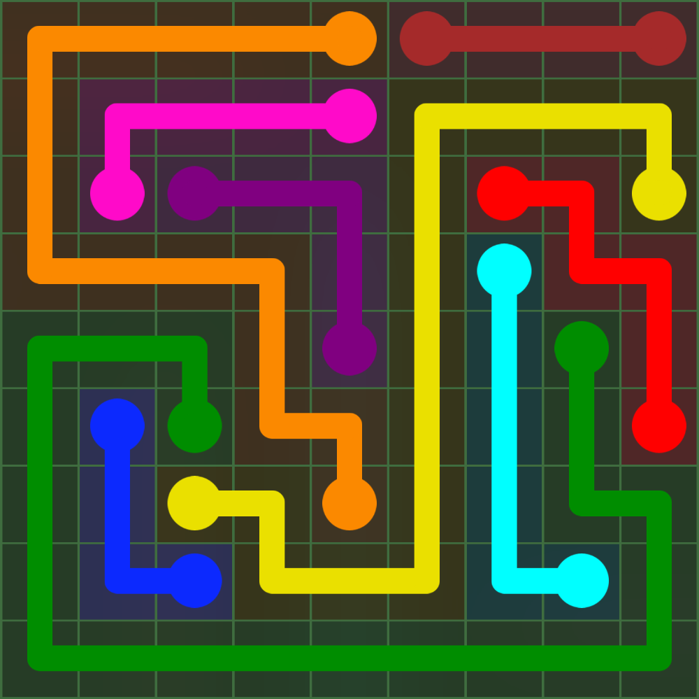 Flow Free 142 Solution