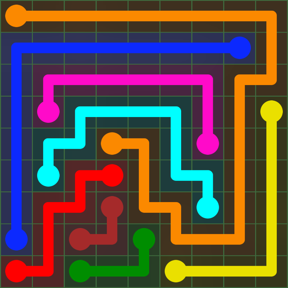 Flow Free 147 Solution