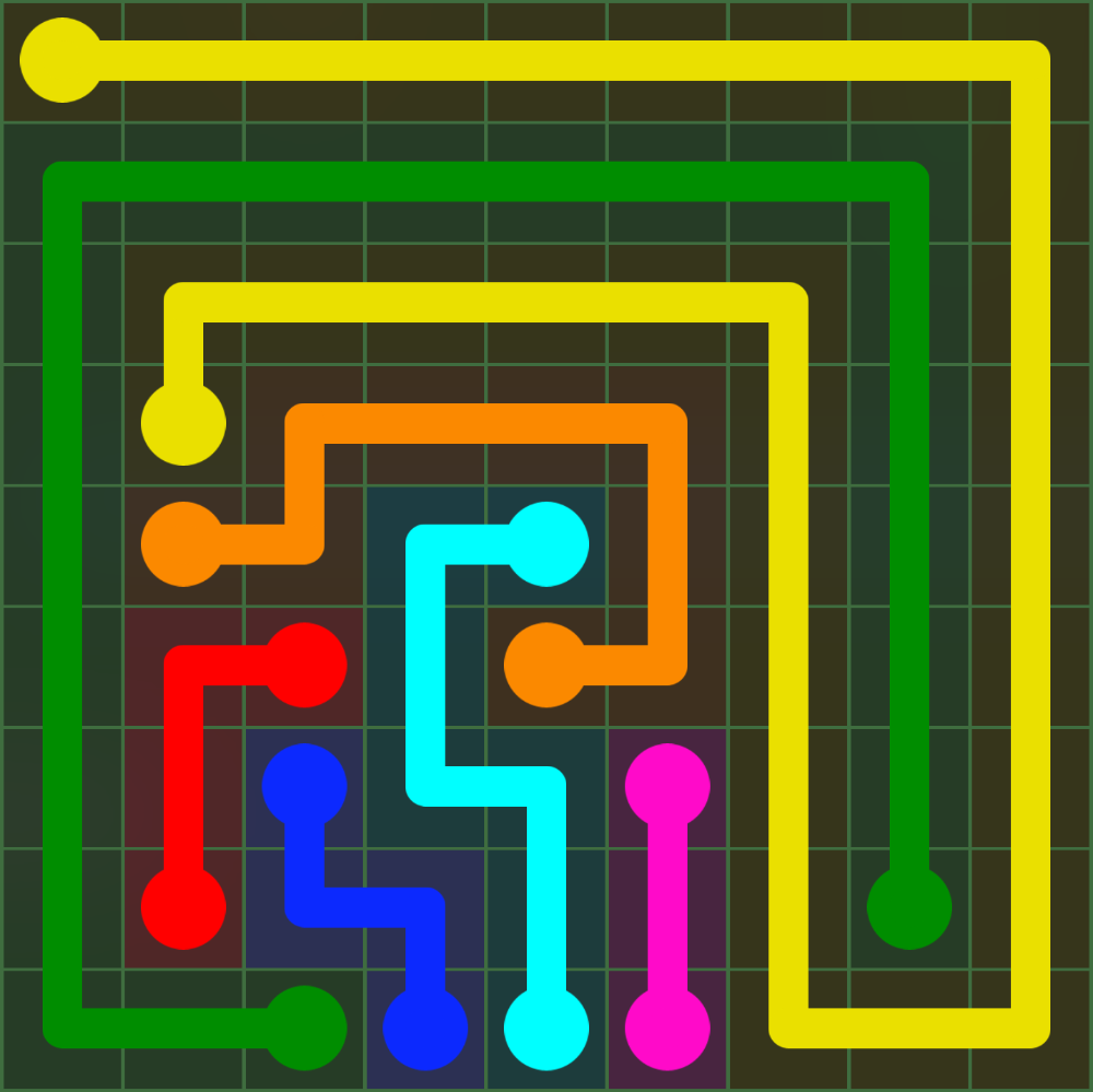 Flow Free 148 Solution