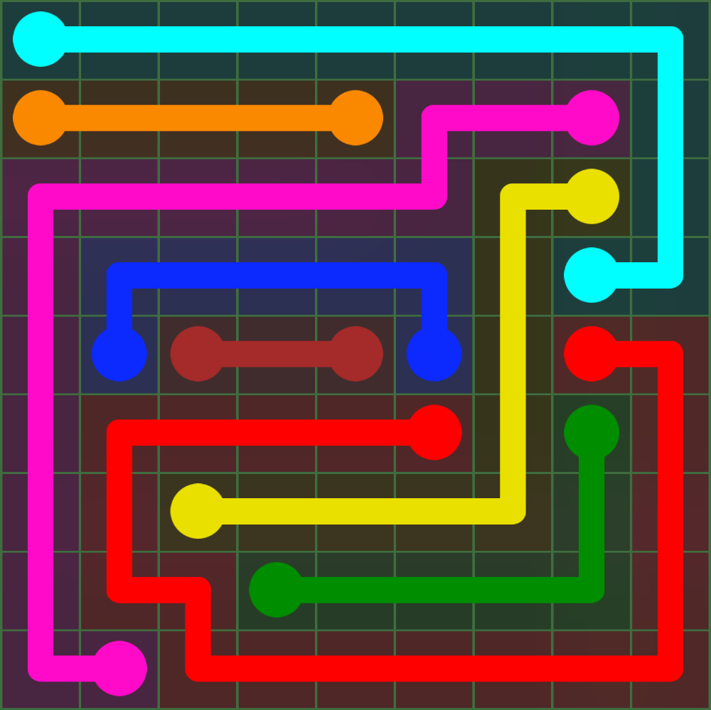 Flow Free 149 Solution