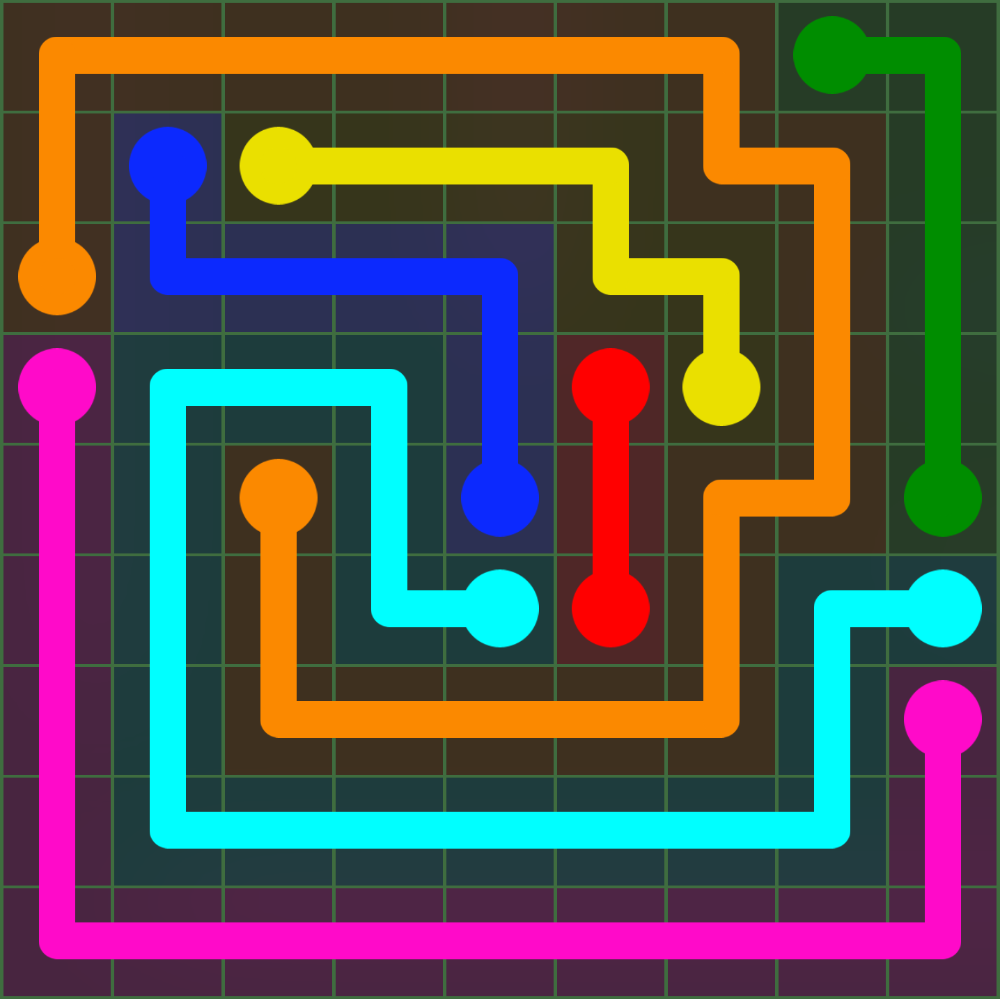 Flow Free 123 Solution