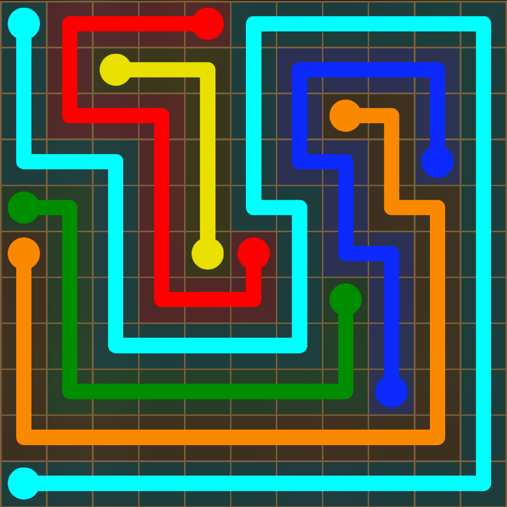 Flow Free 5642 Solution
