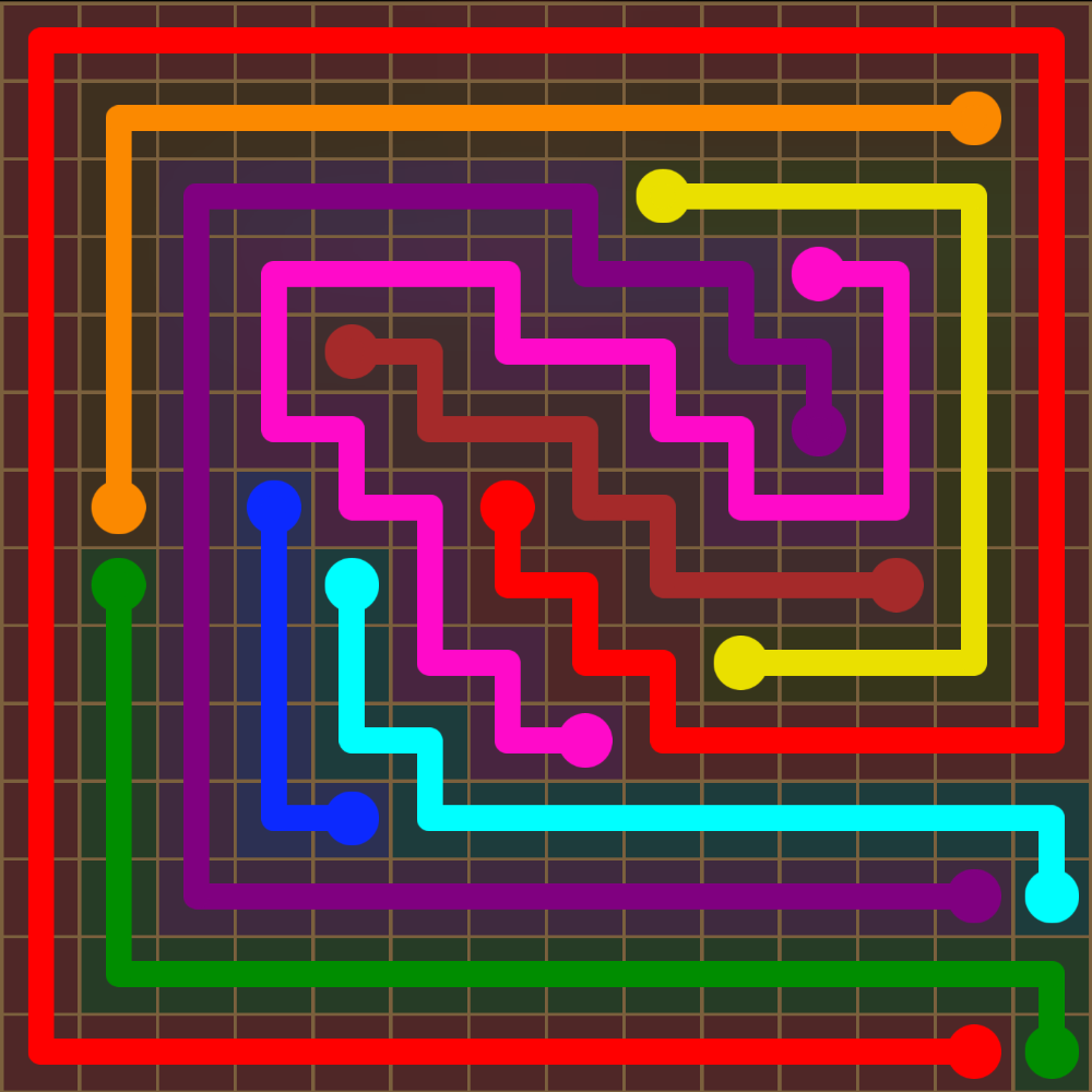 Flow Free 5645 Solution