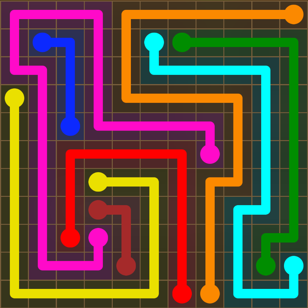 Flow Free 5648 Solution