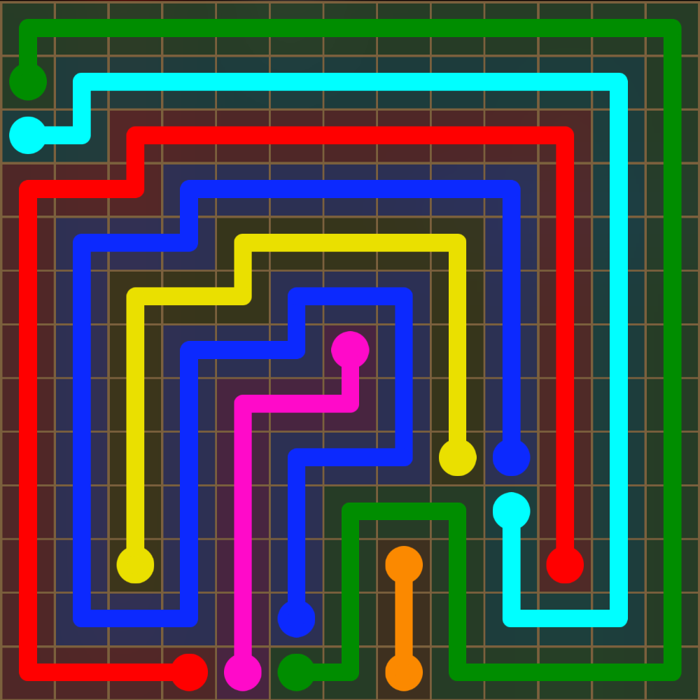Flow Free 5654 Solution
