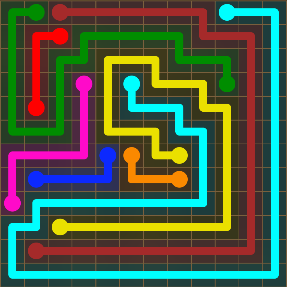 Flow Free 5655 Solution