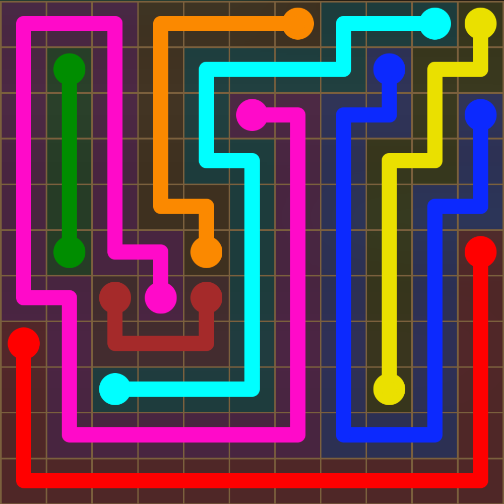 Flow Free 5656 Solution