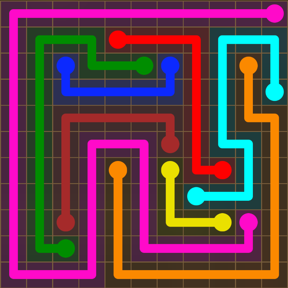 Flow Free 5658 Solution