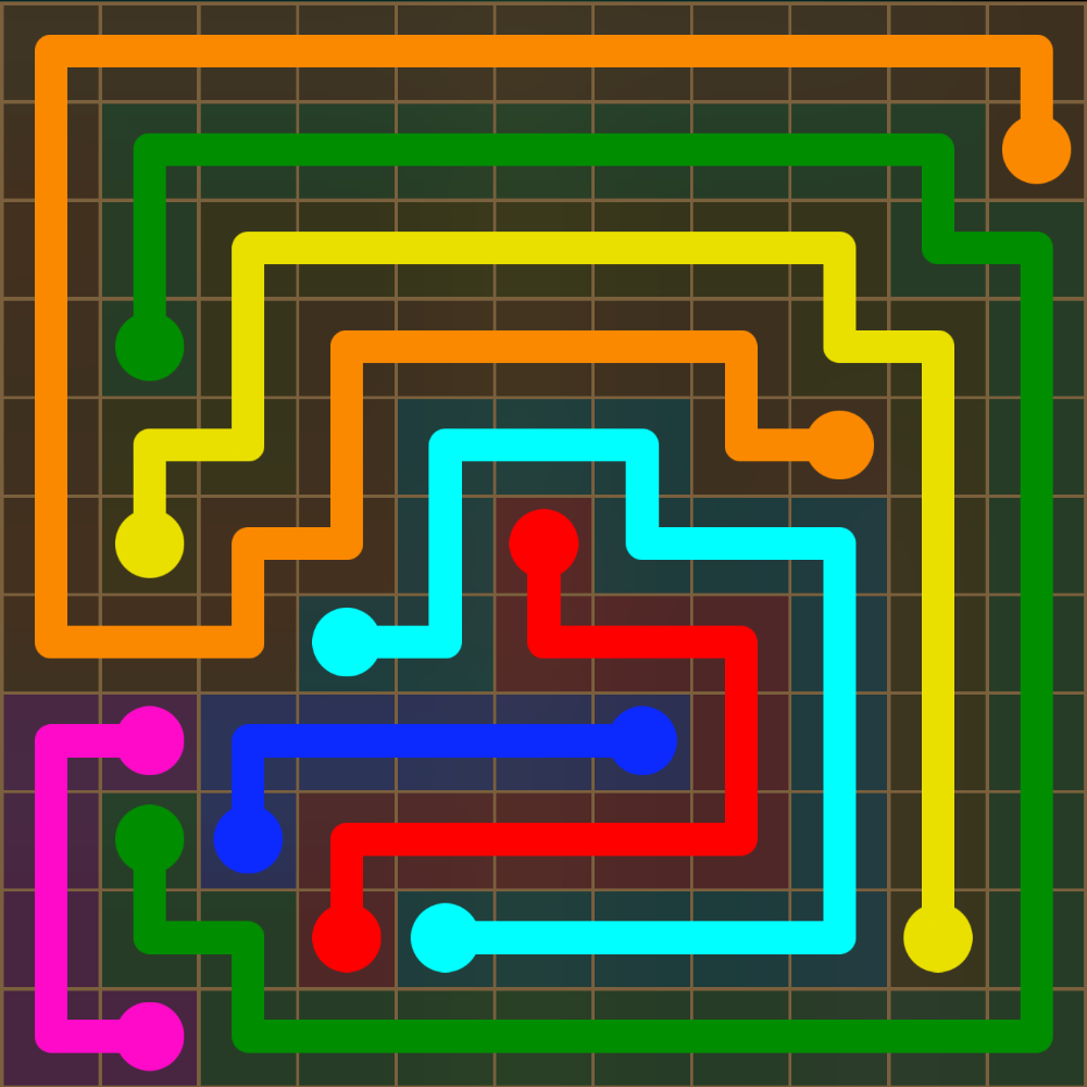 Flow Free 5664 Solution
