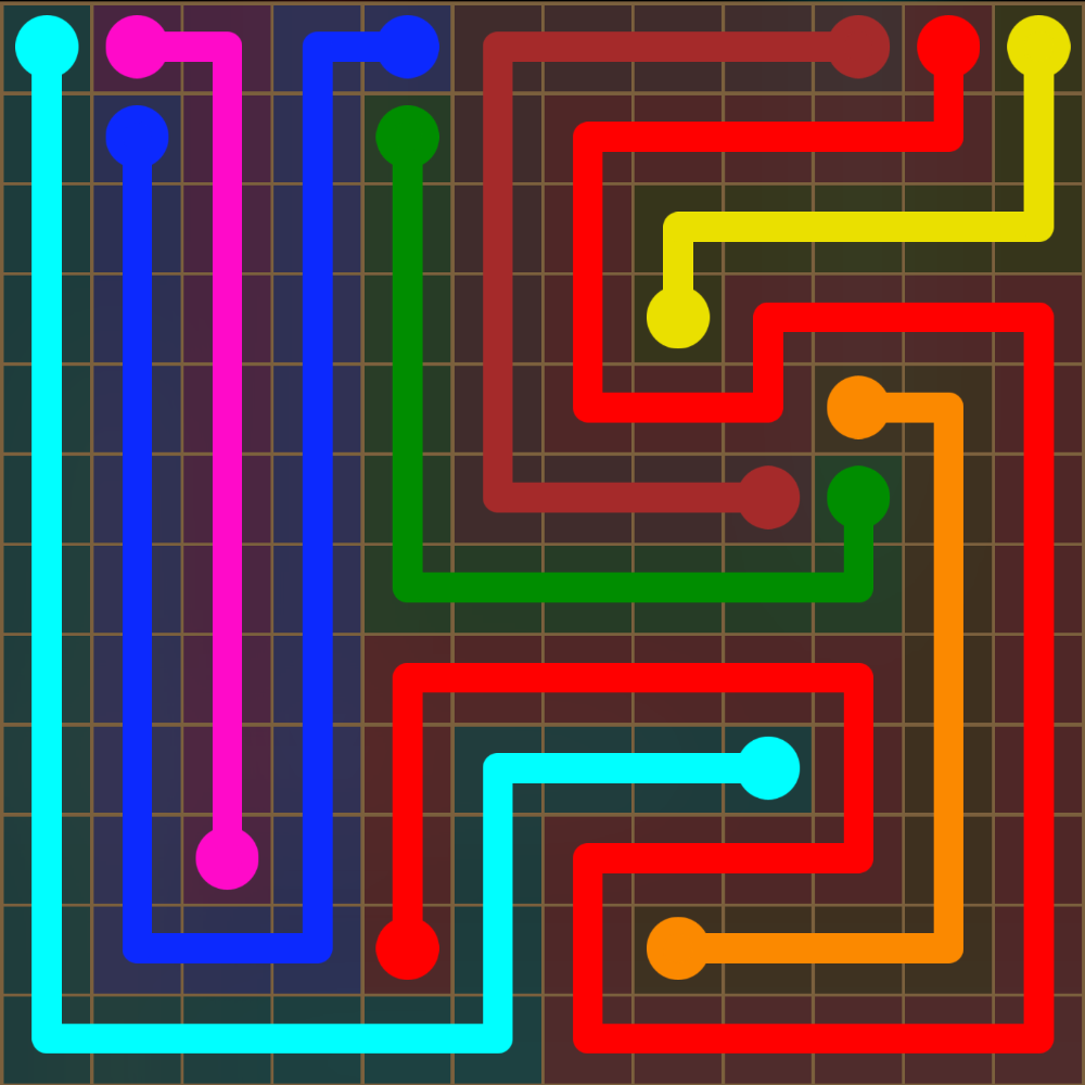 Flow Free 5667 Solution