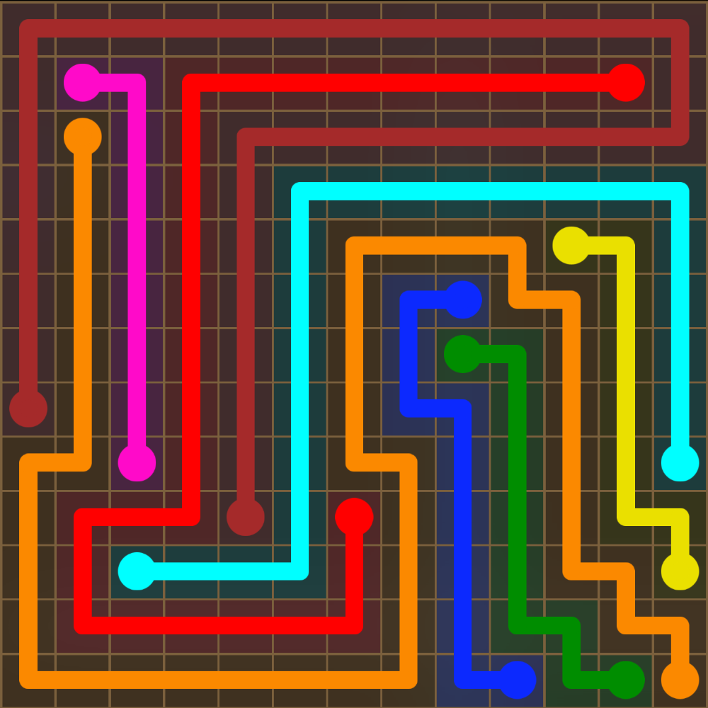 Flow Free 5668 Solution