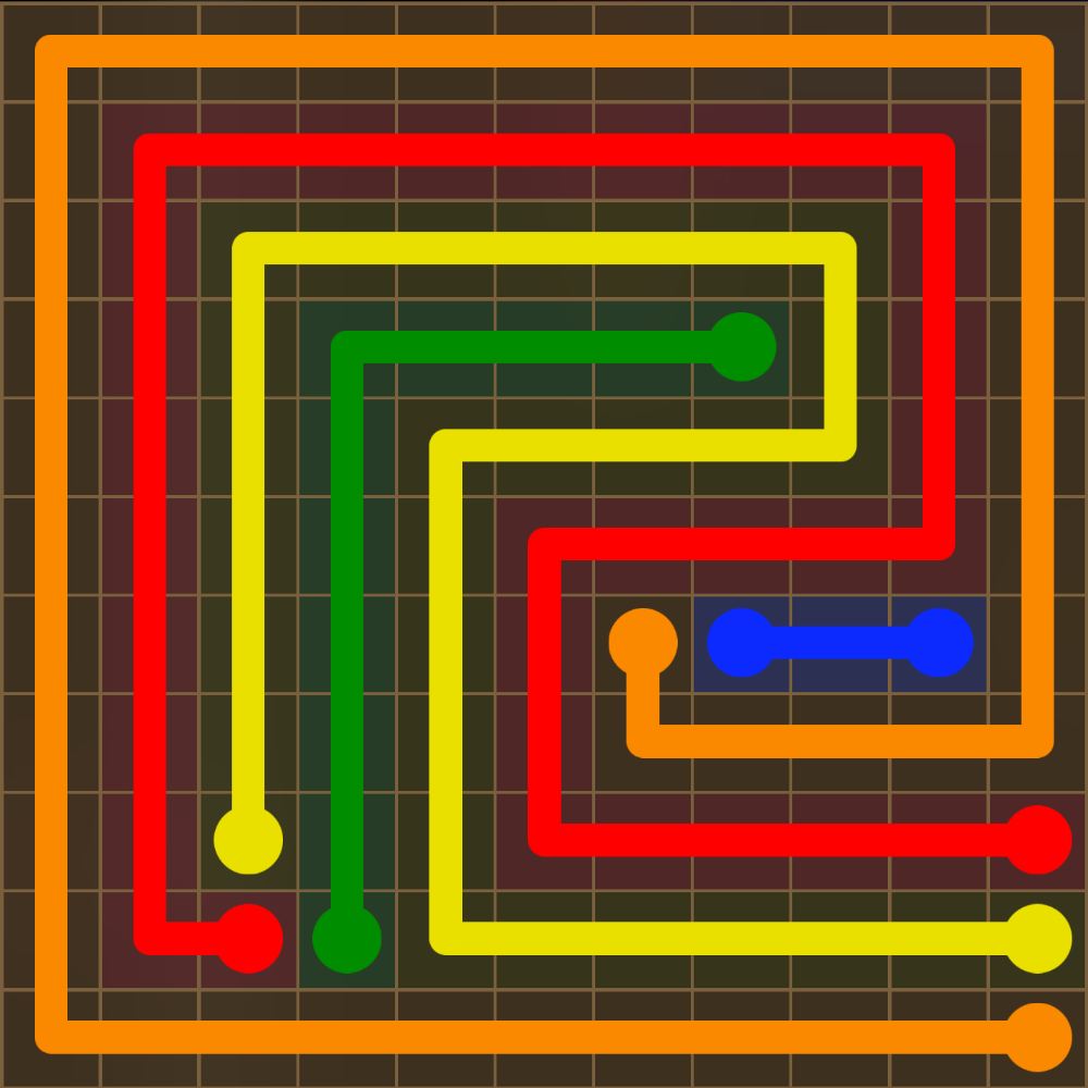 Flow Free 5552 Solution