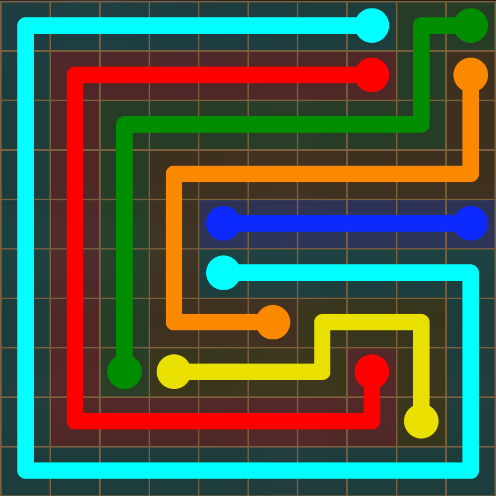 Flow Free 5553 Solution