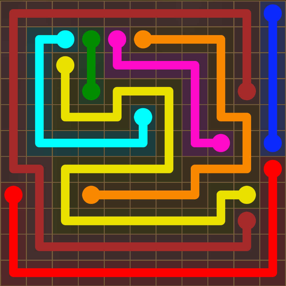 Flow Free 5554 Solution