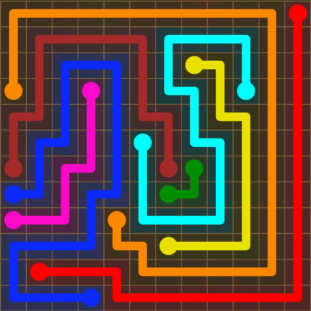 Flow Free 5567 Solution