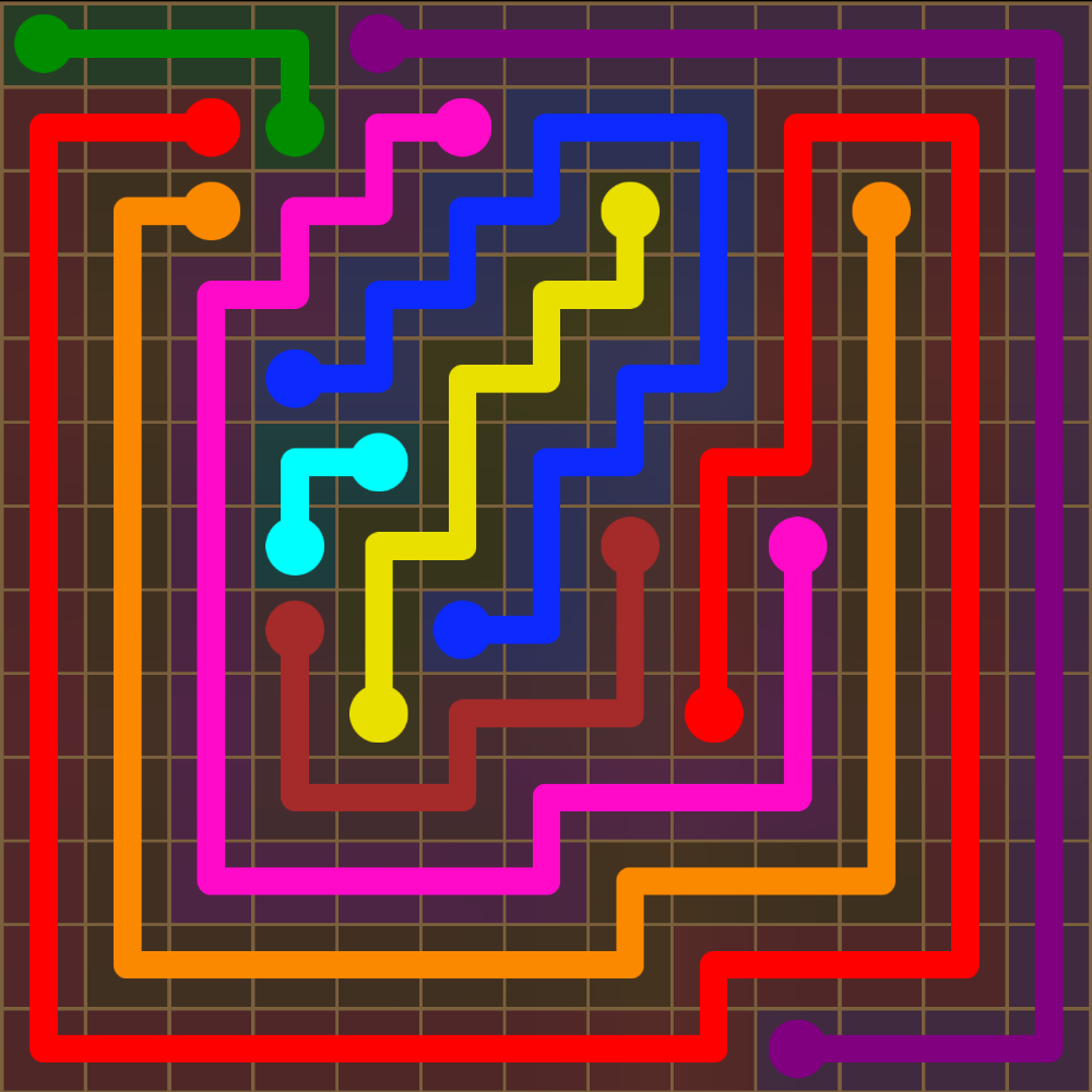 Flow Free 5572 Solution