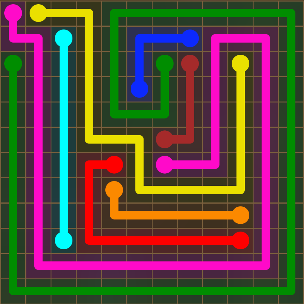 Flow Free 5579 Solution