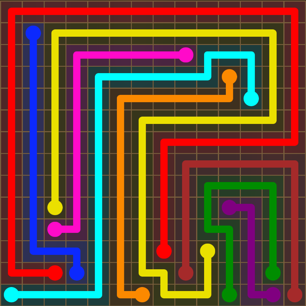 Flow Free 5581 Solution