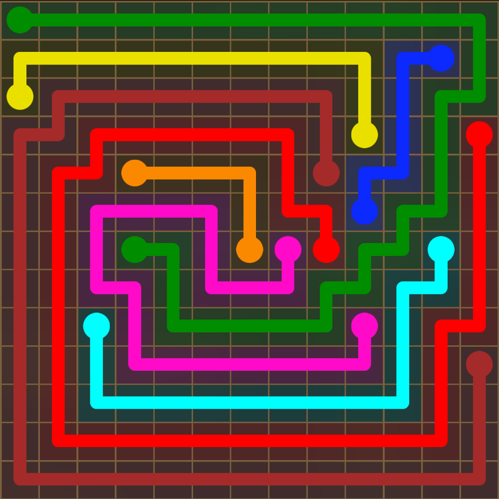 Flow Free 5582 Solution