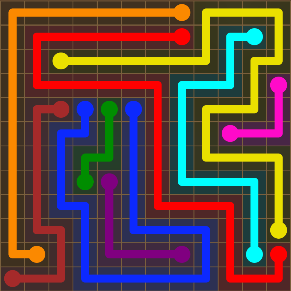 Flow Free 5583 Solution